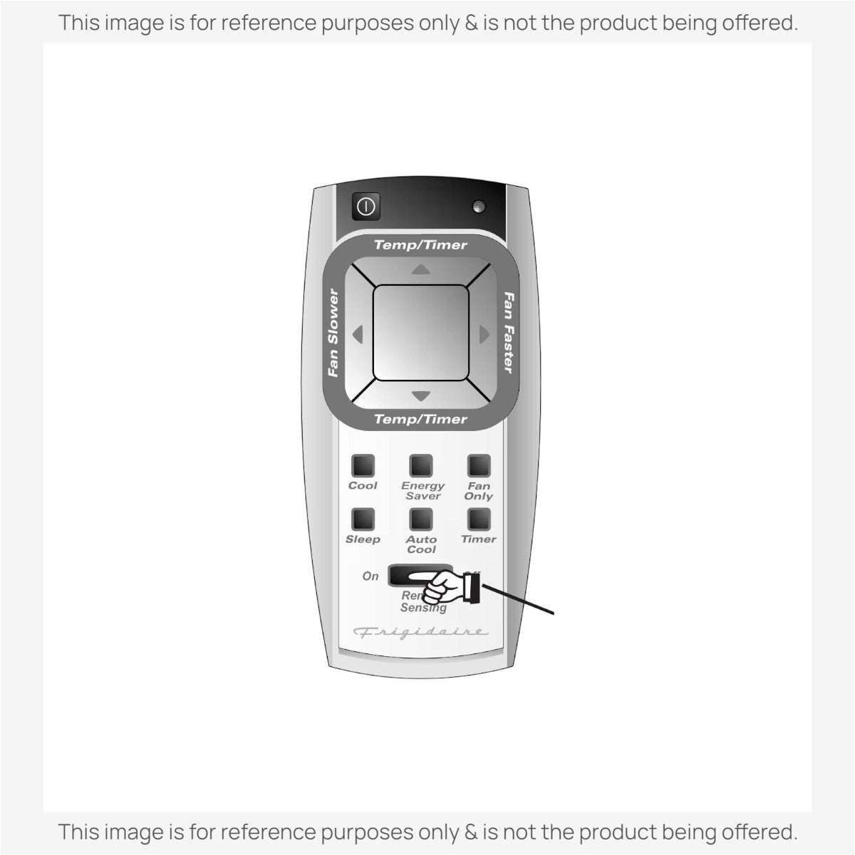Substitute for Frigidaire 5304436595 Air Conditioner Remote Control [RRFRIG01]
