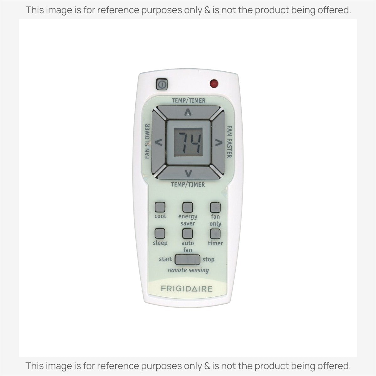 Substitute for Frigidaire 5304476618 Air Conditioner Remote Control [RRFRIG01]