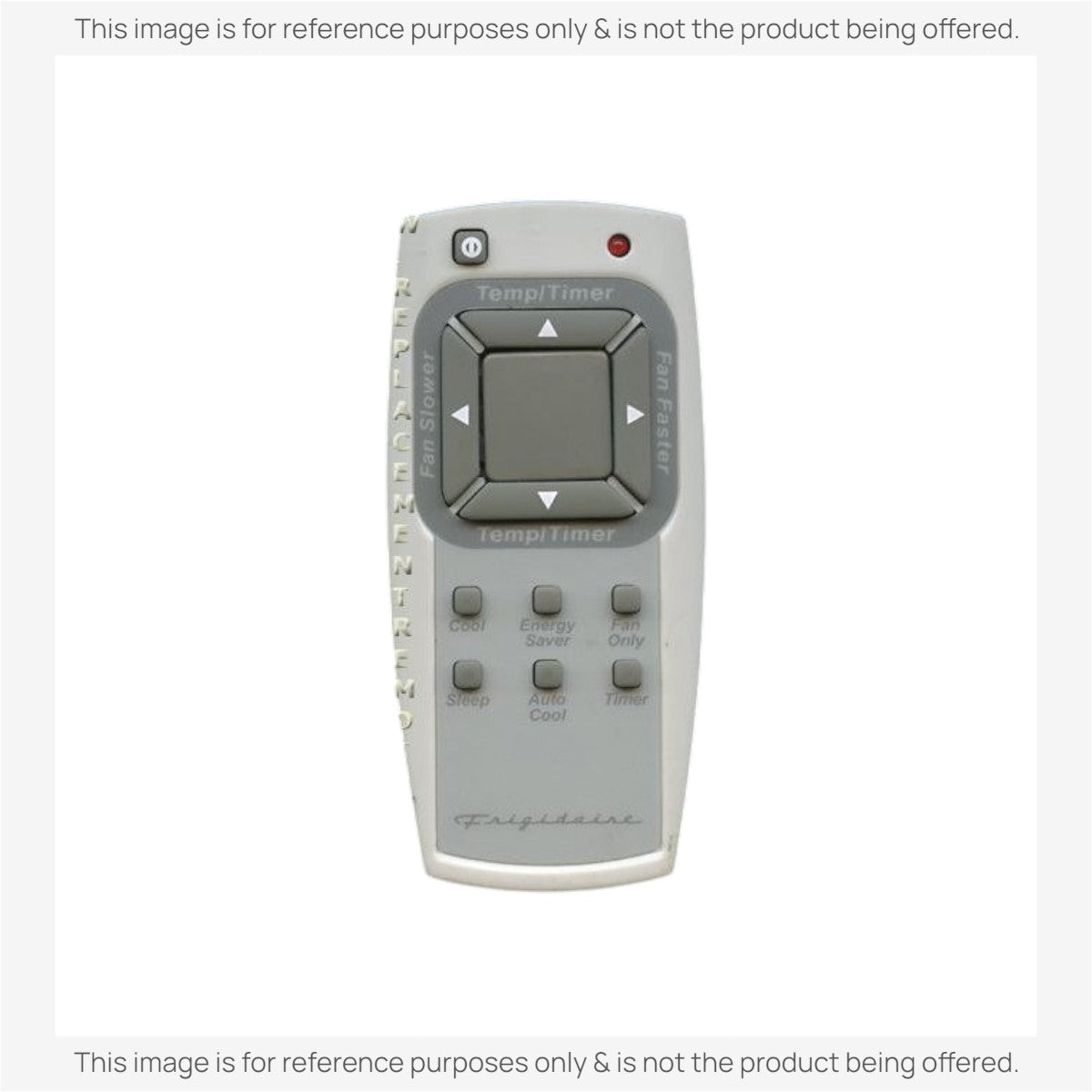Substitute for Frigidaire 40537378 Air Conditioner Remote Control [RRFRIG01]
