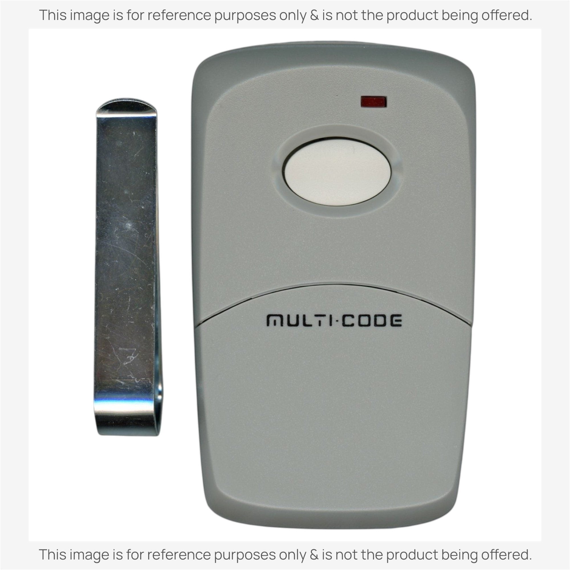 Anderic Substitute for Linear 3089 Multi-Elmac 1-Button 300 Mhz Visor Garage Door Opener Remote Control [375UT-2button]