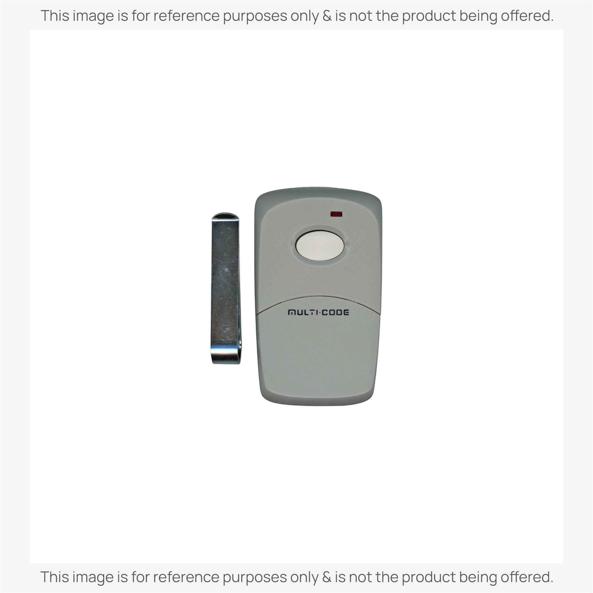Anderic Substitute for Linear 3089 Multi-code 1-button 300 MHz Garage Door Opener Remote Control [375UT-2button]