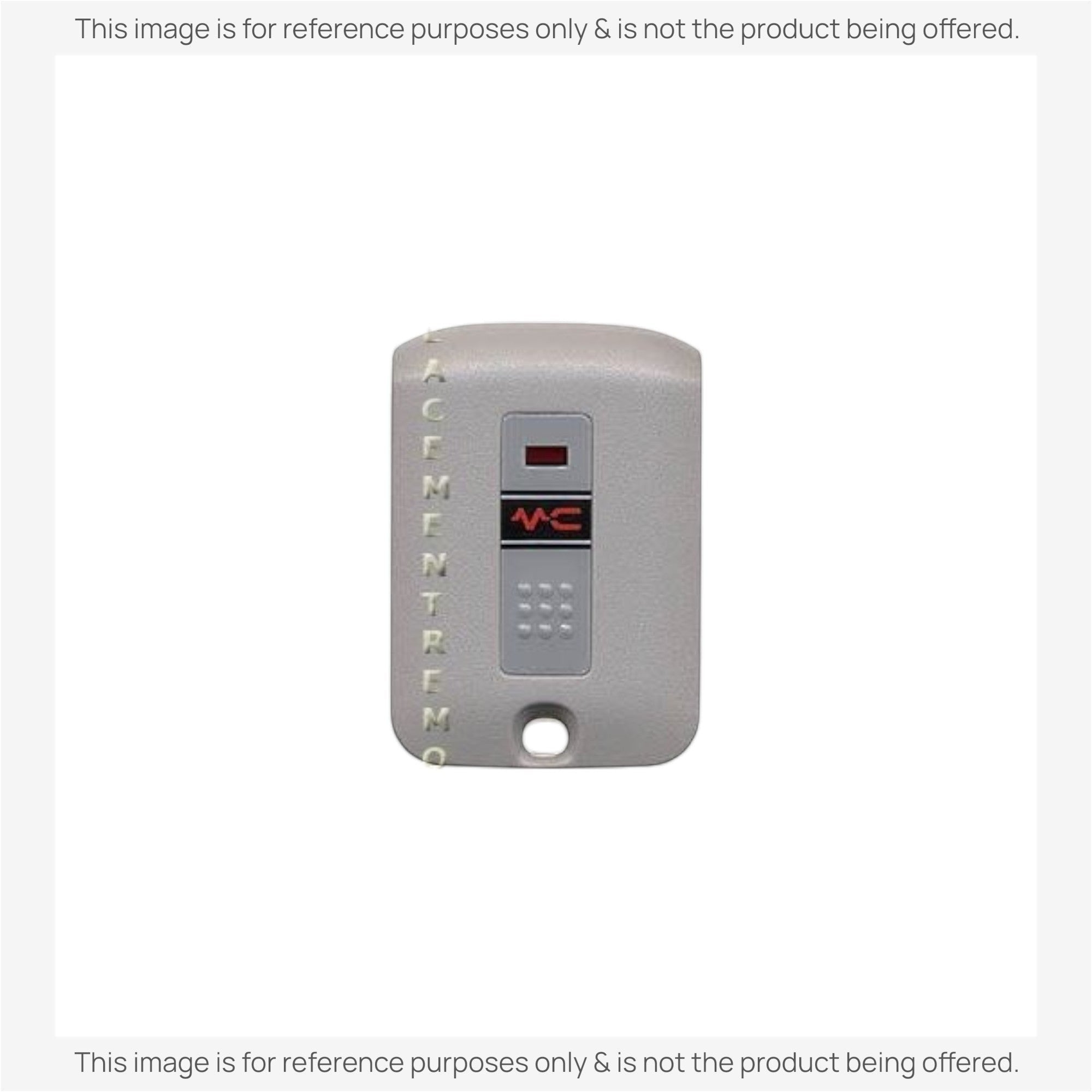 Anderic Substitute for Linear 3070 Multi-Code 1-Button keychain 300 Mhz Garage Door Opener Remote Control [375UT-2button]