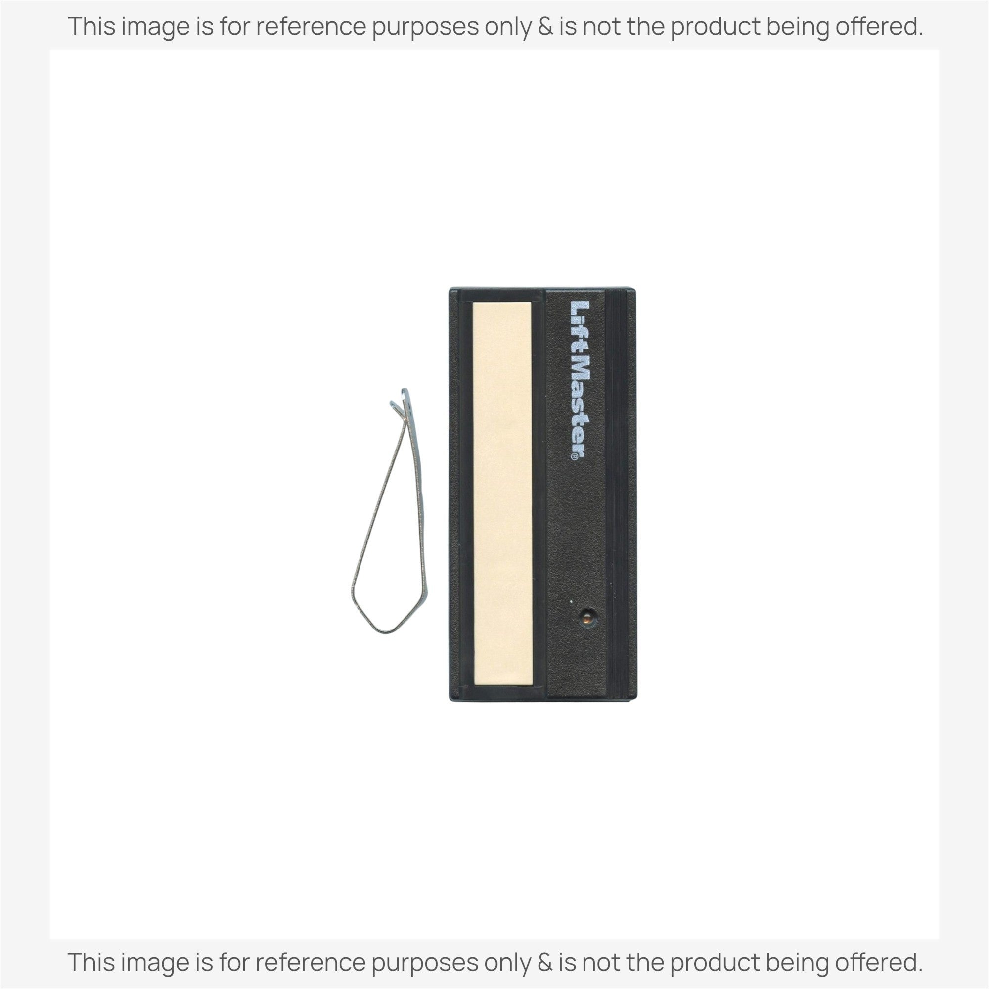 Anderic Substitute for AccessMaster 61LM 1-Button Visor 390 MHz Garage Door Opener Remote Control [375UT-2button]