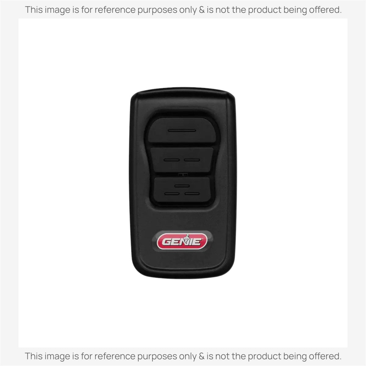 Anderic Substitute for Genie GM3T-R 3-Button for Genie with Learn and 9/12 DIP Switches Garage Door Opener Remote Control [375UT-3button]