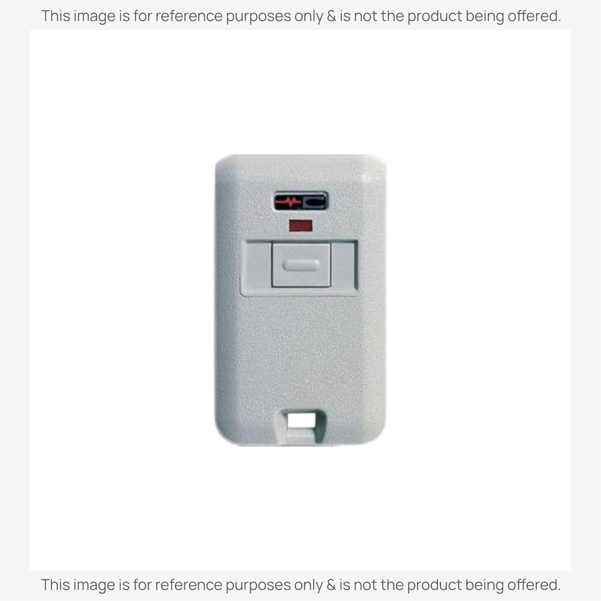 Anderic Substitute for Linear 3060 Multi-Code 1-Button 300 Mhz keychain Garage Door Opener Remote Control [375UT-2button]