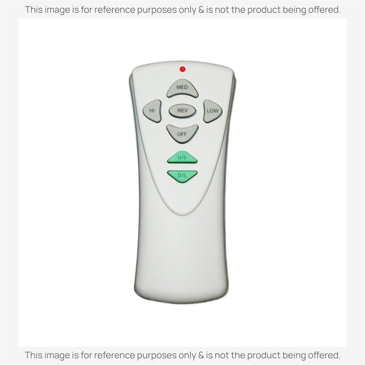 Anderic Substitute for Hampton Bay TR241A KUJ CE10411 Ceiling Fan Remote Control [RR7080T]
