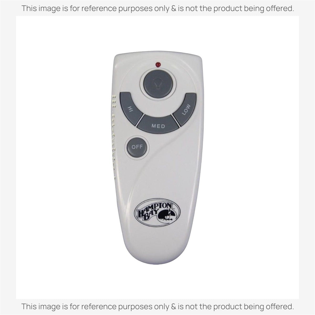 Anderic Substitute for Hampton Bay 70830 Ceiling Fan Remote Control [RR7083TUDL]