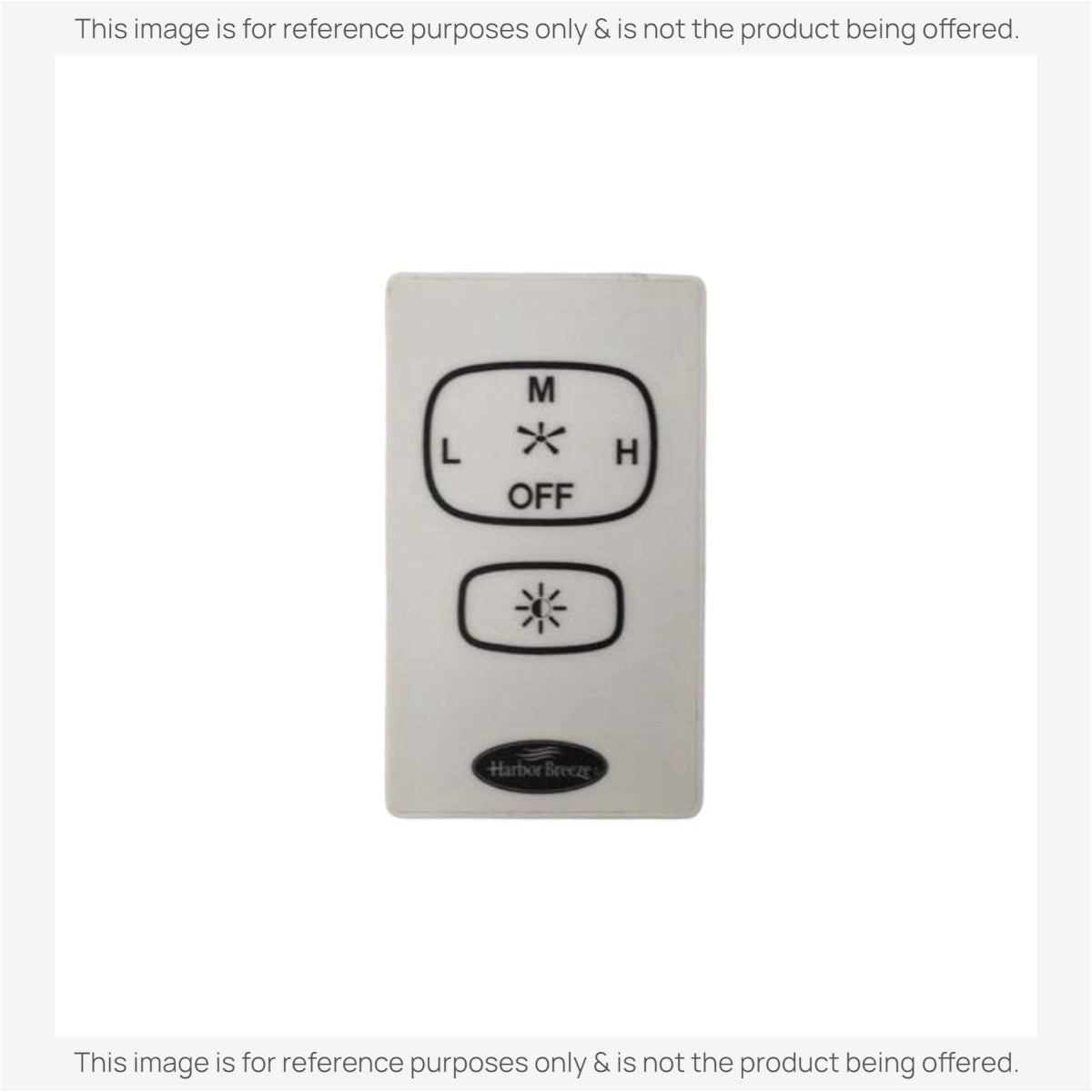 Anderic Substitute for Harbor Breeze UC7221T CHQ7221T Ceiling Fan Remote Control [RR7221T]