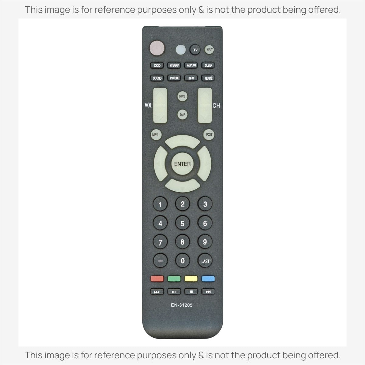 Anderic Substitute for Hisense EN31205 HOSPITALITY TV Remote Control [RRH100]