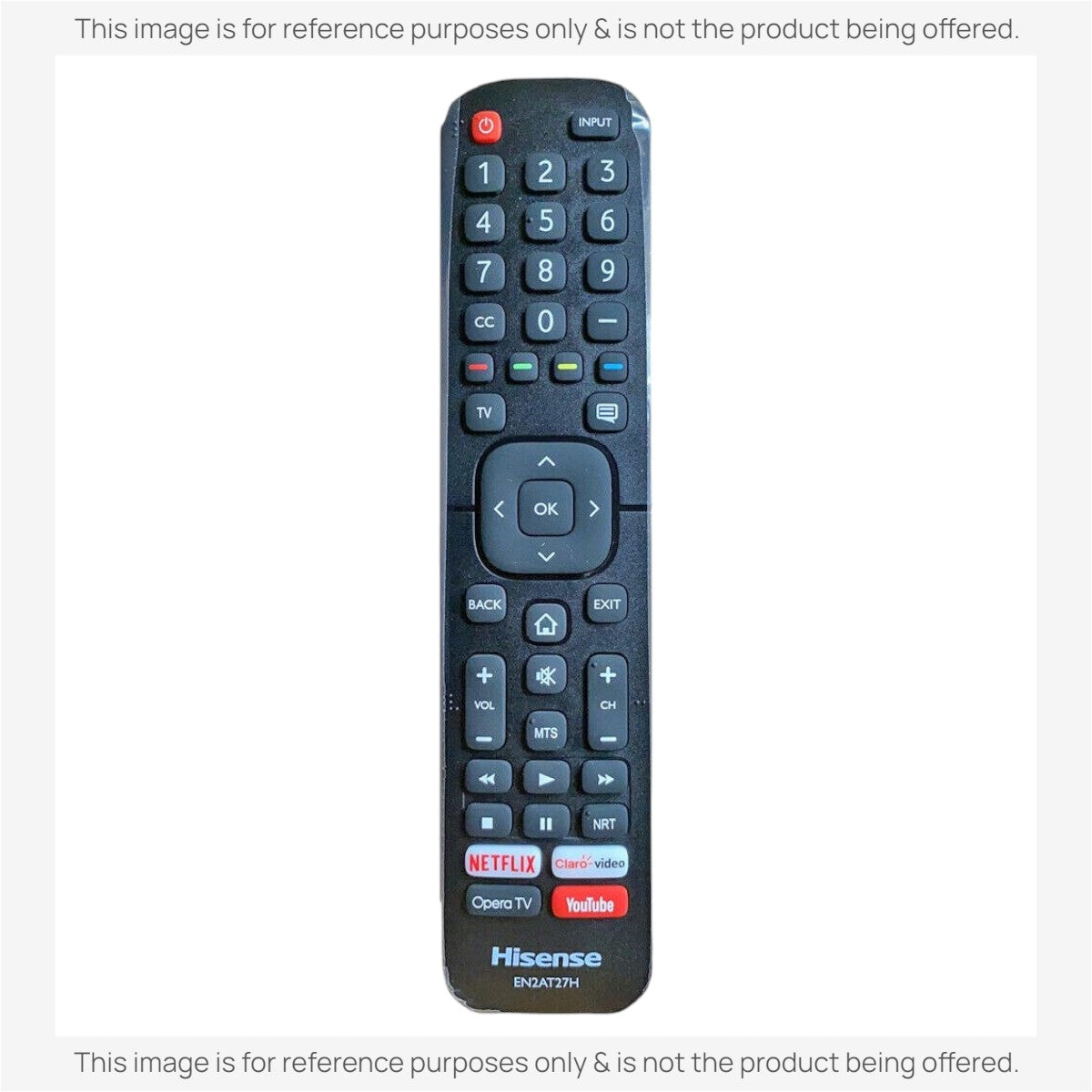 Anderic Substitute for Hisense EN2AT27H Smart TV Remote Control [EN2A27]