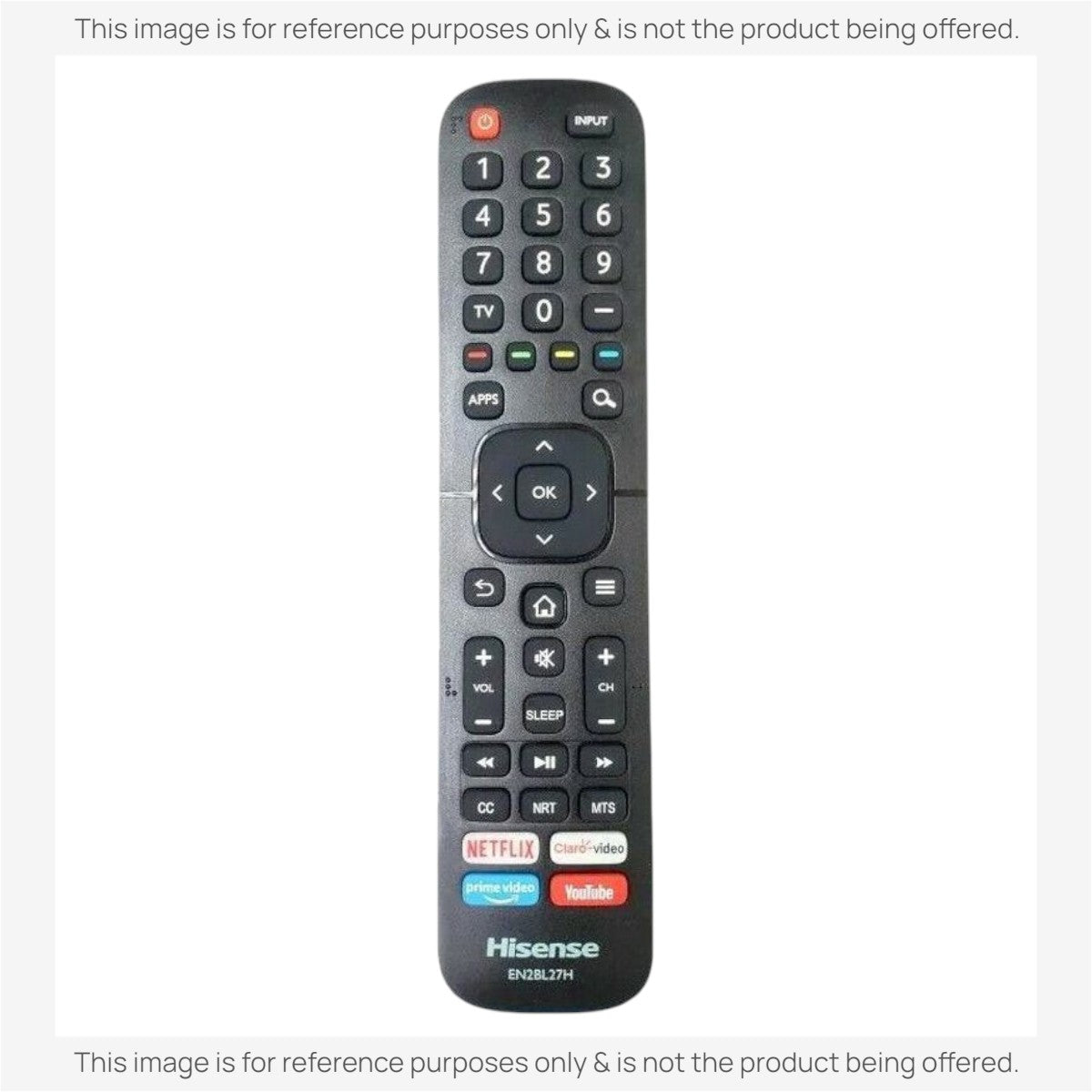 Anderic Substitute for Hisense EN2BL27H Smart TV Remote Control [EN2A27]