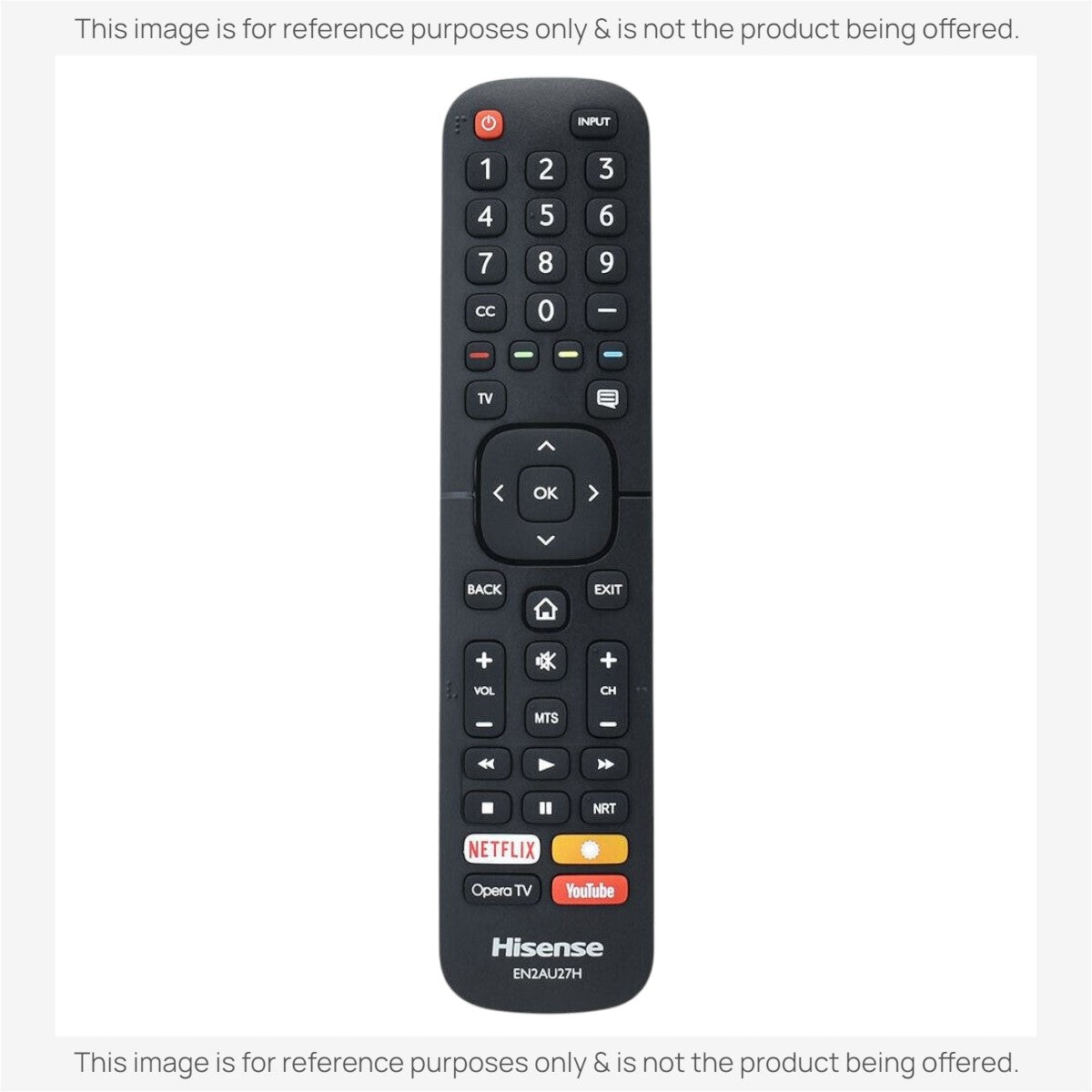 Anderic Substitute for Hisense EN2AU27H / EN2AU27S Smart TV Remote Control [EN2A27]