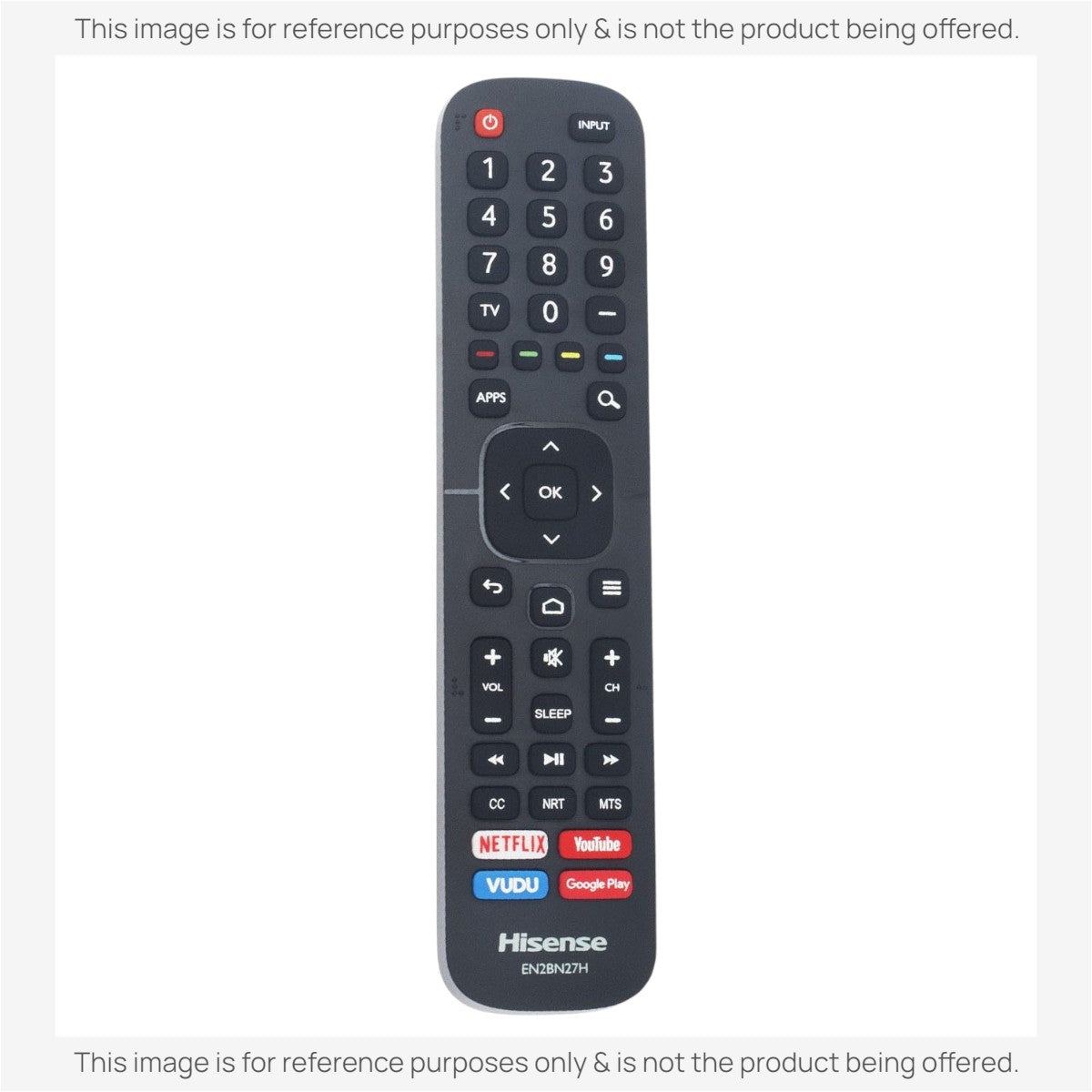 Anderic Substitute for Hisense EN2BN27H EN3M34H\HS Smart TV Remote Control [EN2A27]