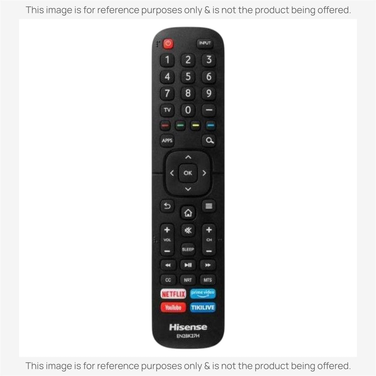 Anderic Substitute for Hisense EN2BK27H Smart TV Remote Control [EN2A27]