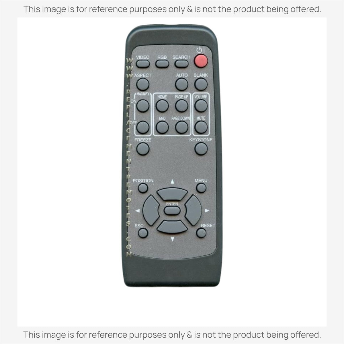 Anderic Substitute for Hitachi HL01898 Projector Remote Control [RR3720]