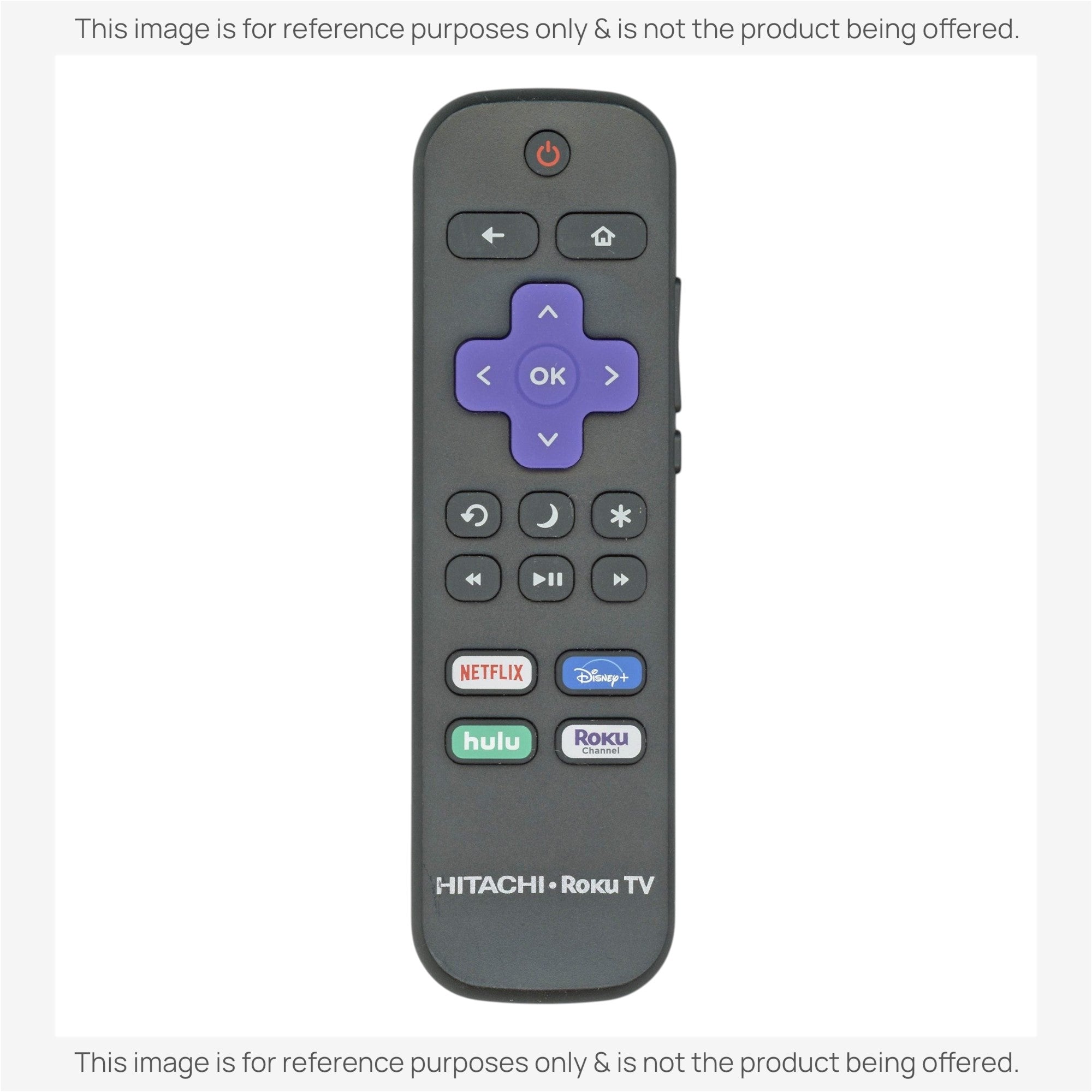 Anderic Substitute for Hitachi RC-ALIR Roku TV Remote Control 3226000754 [RRST01]