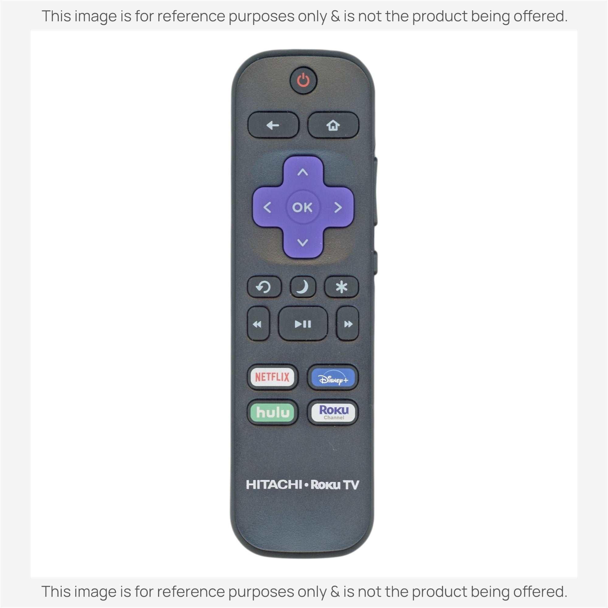 Anderic Substitute for Hitachi RC-472 Roku TV Remote Control [RRST01]