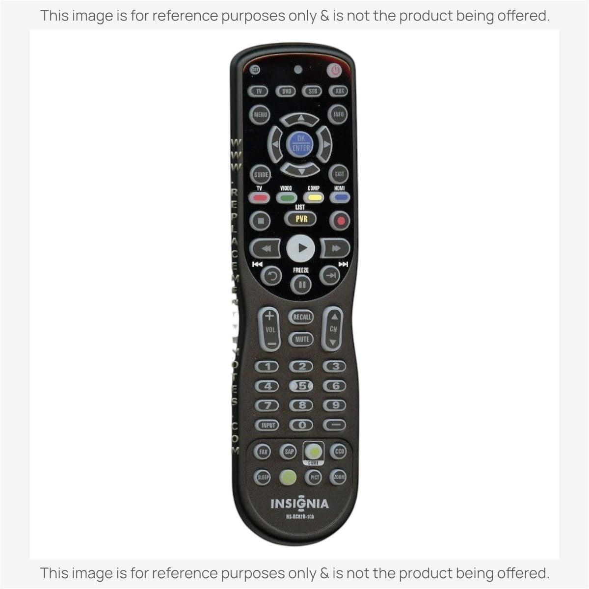 Anderic Substitute for Insignia NSRC02U10A TV Remote Control [RRU401-2771]