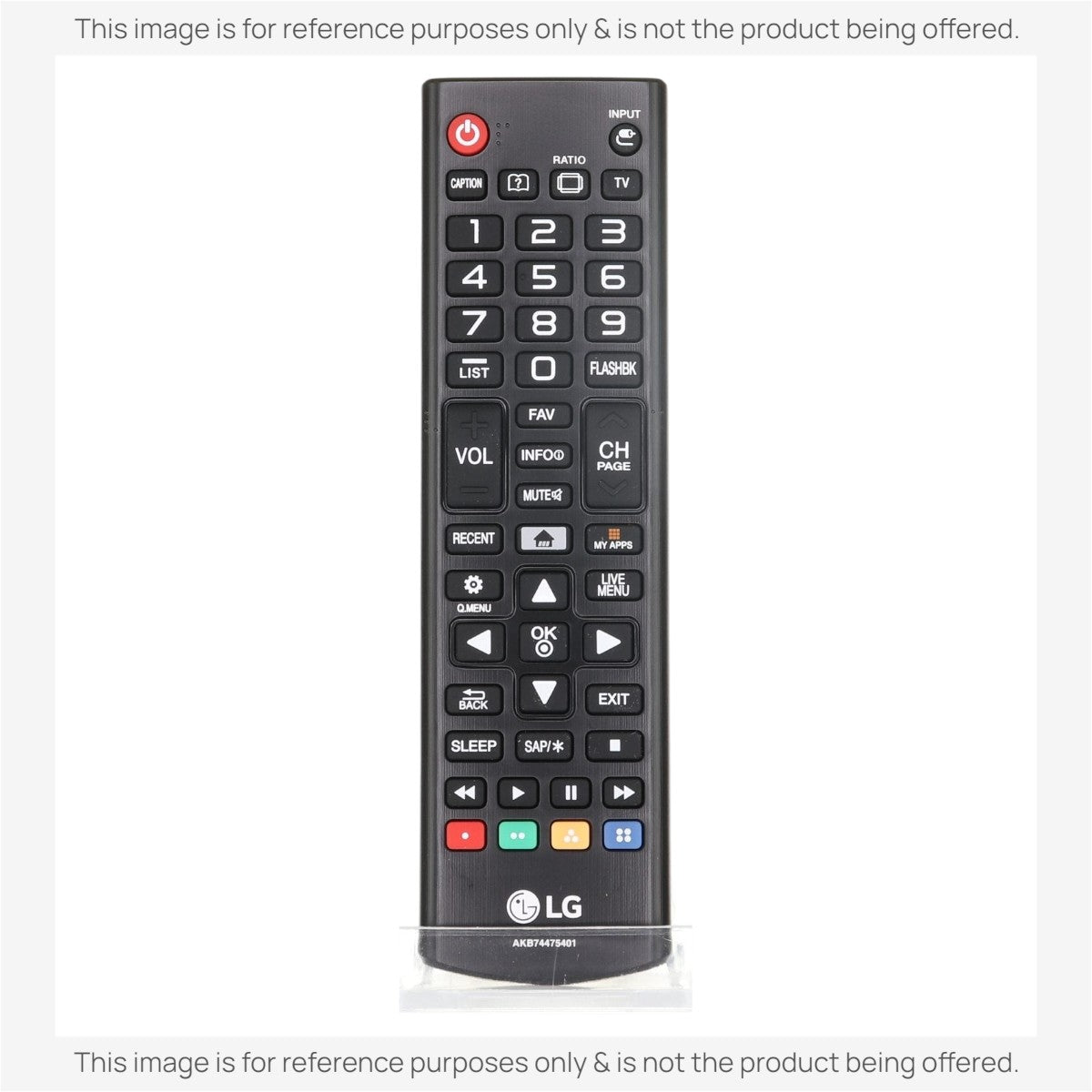 Anderic Substitute For LG AKB74475401 TV Remote Control [RR20GA, No Voice]