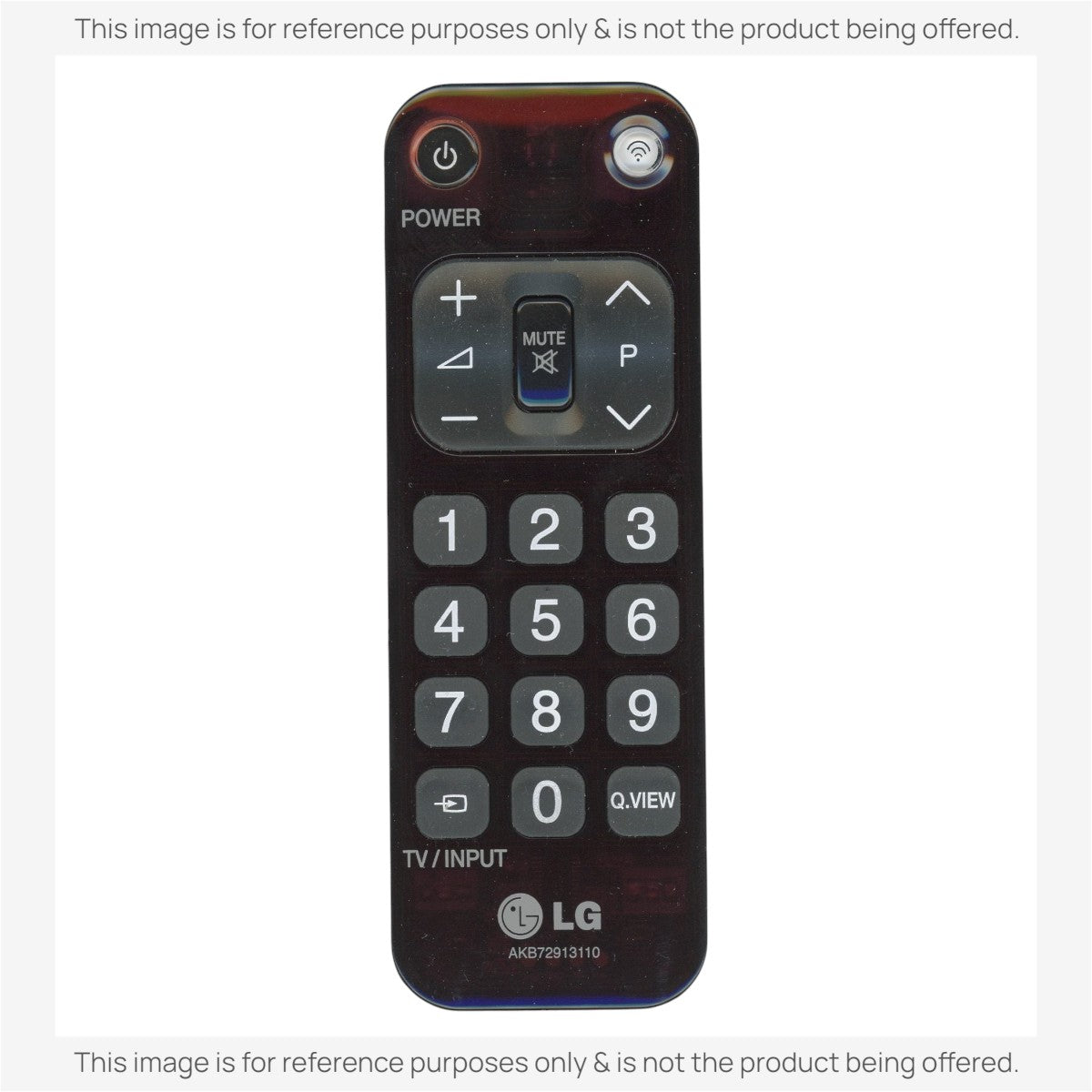 Anderic Substitute for LG AKB72913110 Multiple Bed Healthcare TV Remote Control [RRH100]
