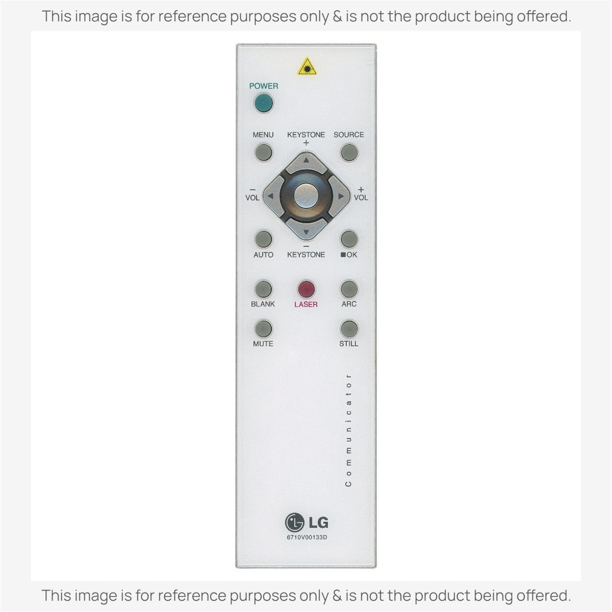 Anderic Substitute for LG 6710V00133D Projector Remote Control [RR3720]