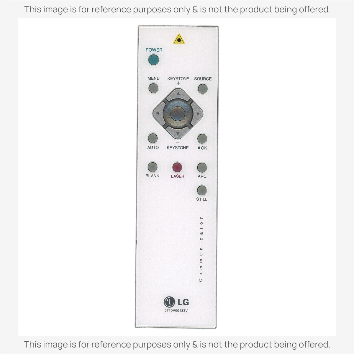 Anderic Substitute for LG 6710V00133V Projector Remote Control [RR3720]