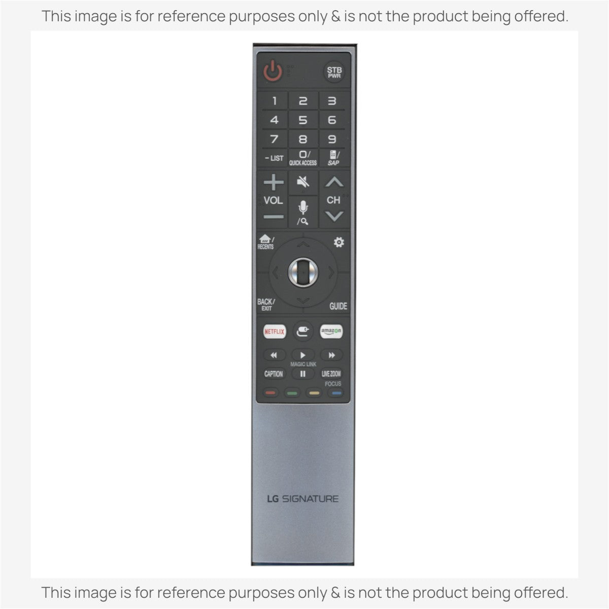 Anderic Substitute For LG ANMR700 with Netflix Amazon TV Remote Control [RR20GA, No Voice]