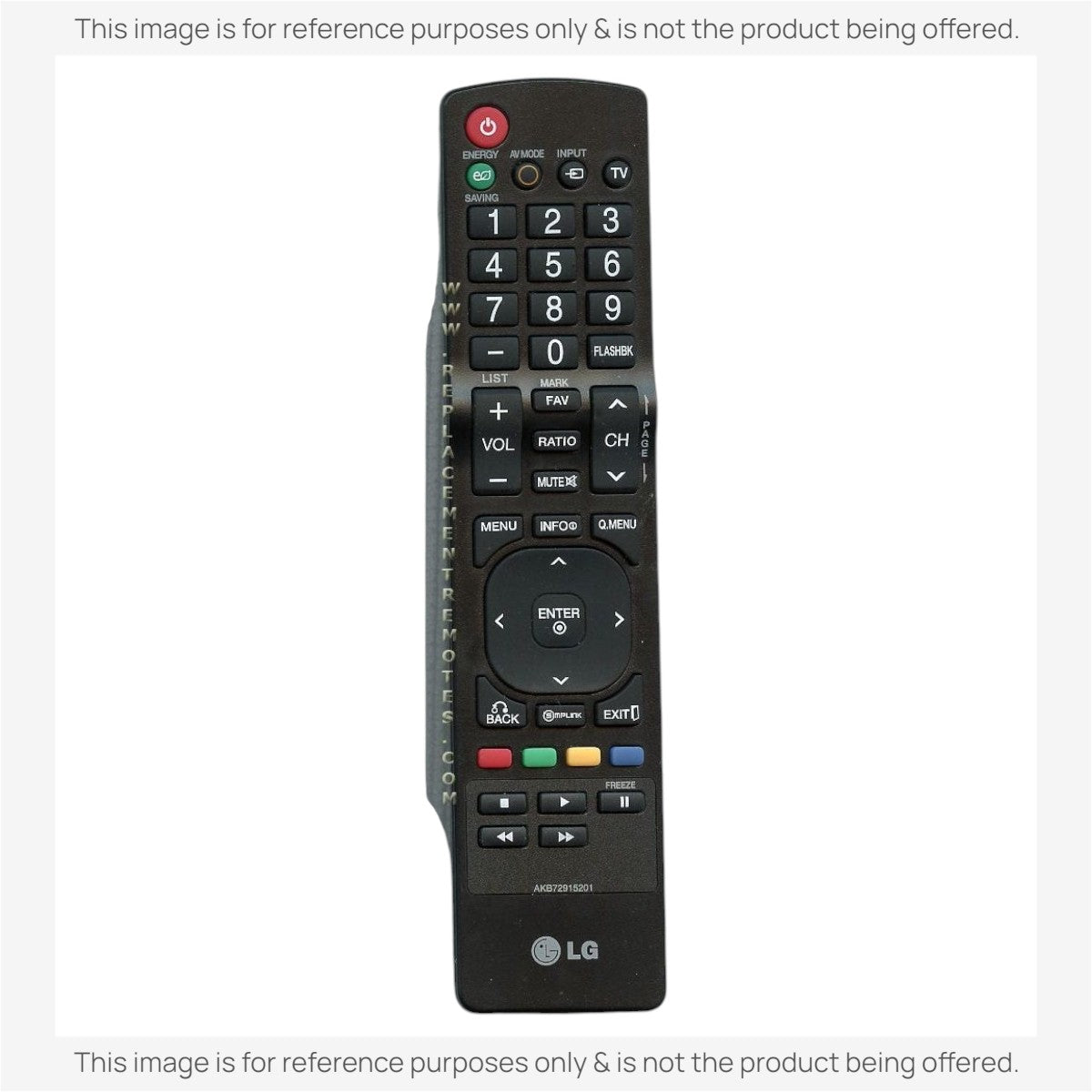 Anderic Substitute For LG AKB72915201 TV Remote Control [RR5501]