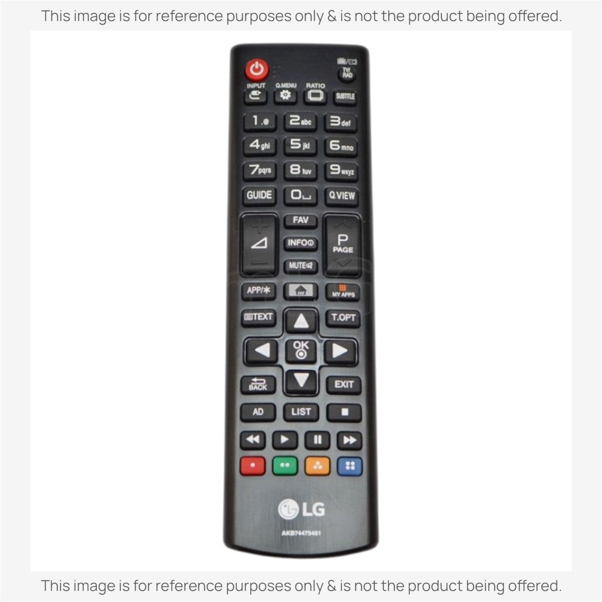 Anderic Substitute For LG AKB74475481 EU TV Remote Control [RR5501]