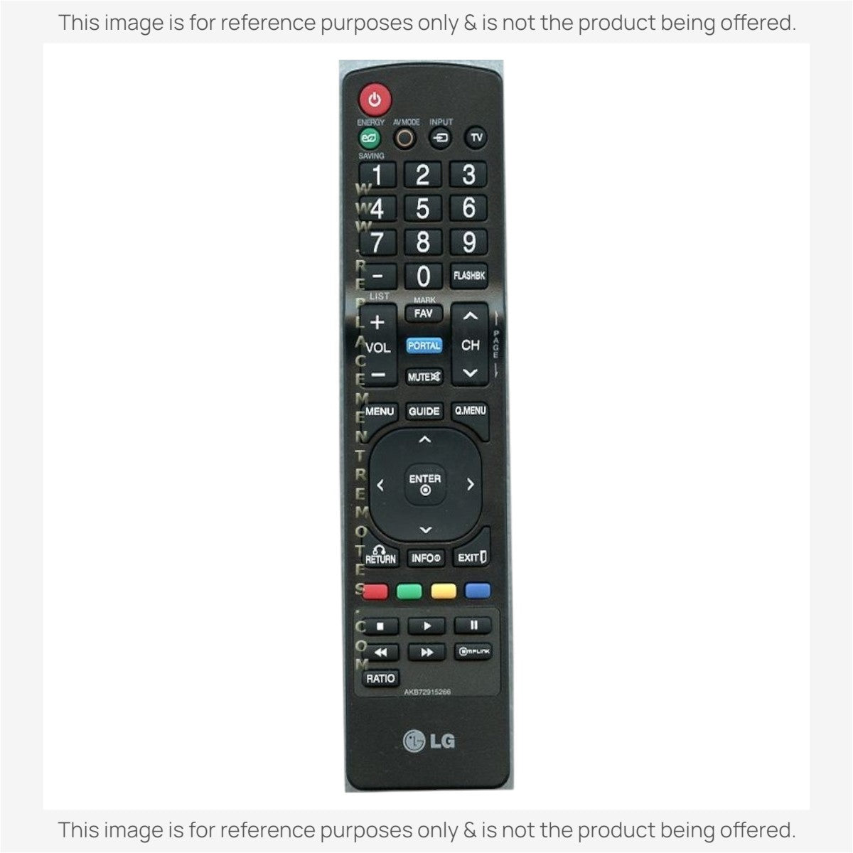 Anderic Substitute For LG AKB72915266 TV Remote Control [RR5501]