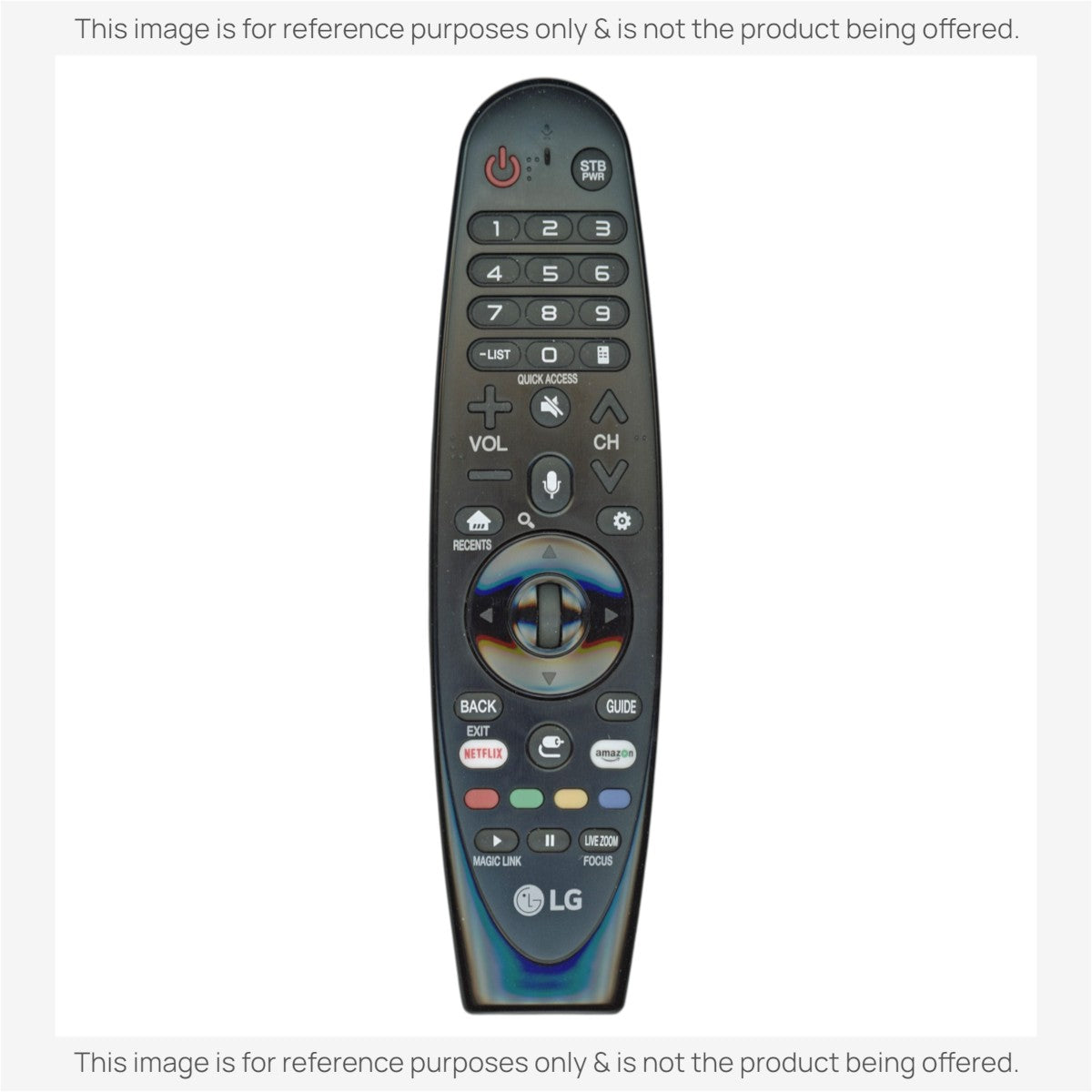 Anderic Substitute For LG ANMR650A TV Remote Control [RR20GA, No Voice]