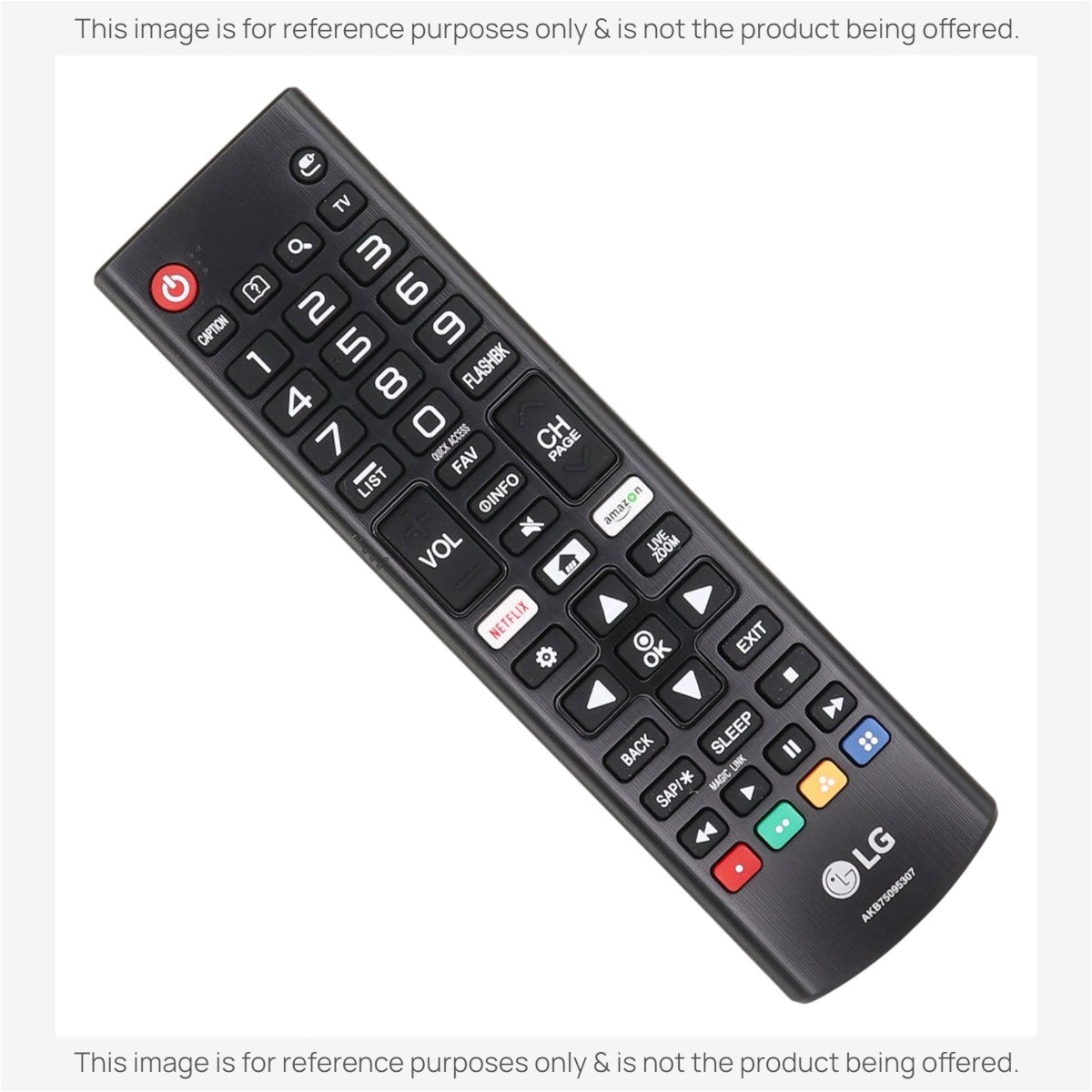 Dan's Originals Substitute for LG AKB75095307 Smart TV Remote Control with Netflix and Amazon Shortcuts [AKB76040302]
