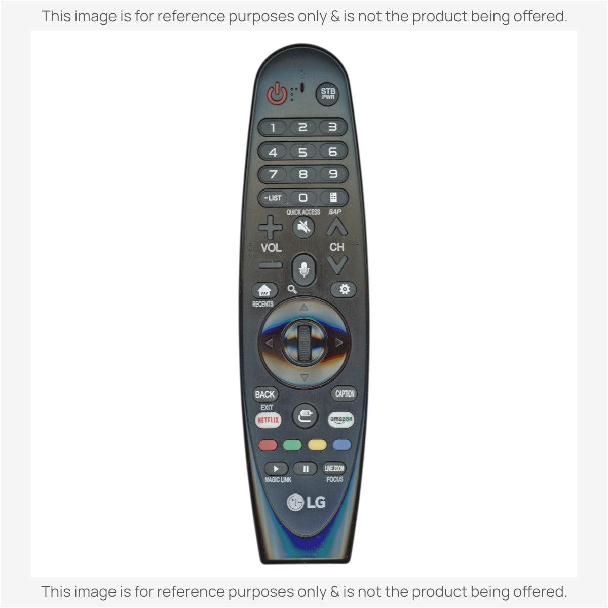 Anderic Substitute For LG ANMR650A Netflix TV Remote Control [RR20GA, No Voice]
