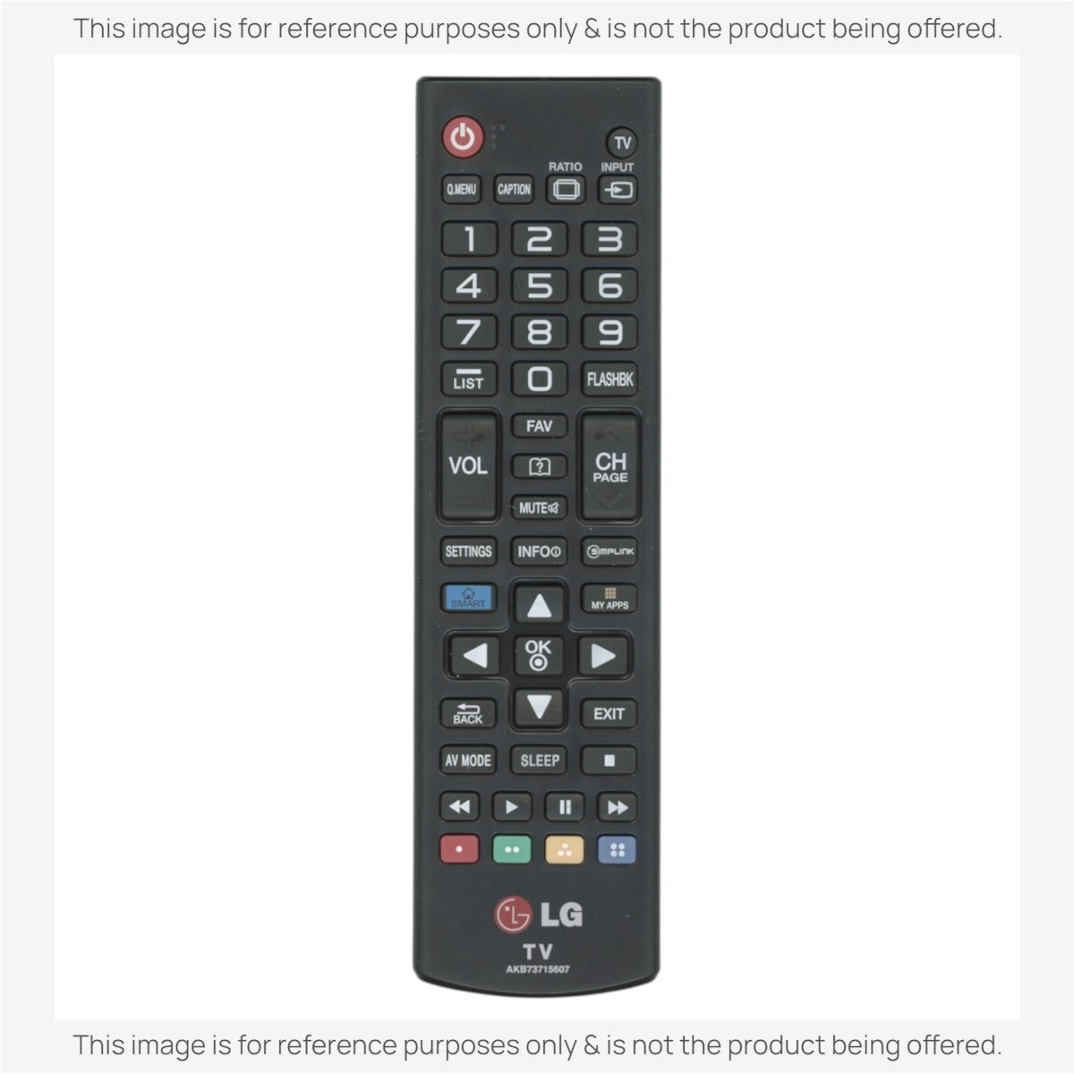 Anderic Substitute For LG AKB73715607 Smart TV Remote Control | IR - AKB73715607 [RR5501]