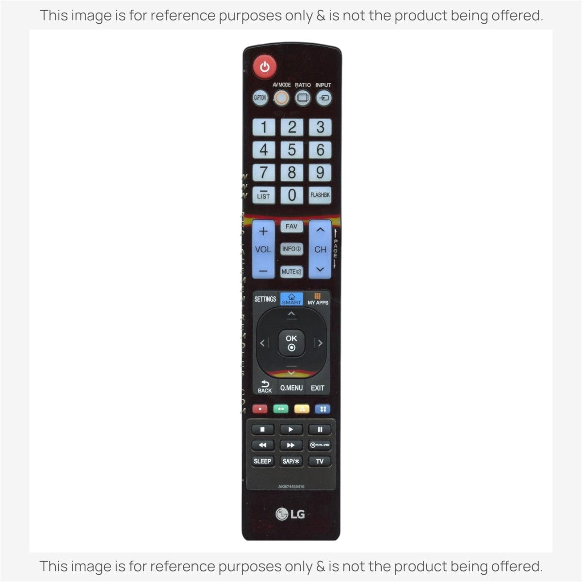 Anderic Substitute For LG AKB74455416 TV Remote Control [RR5501]