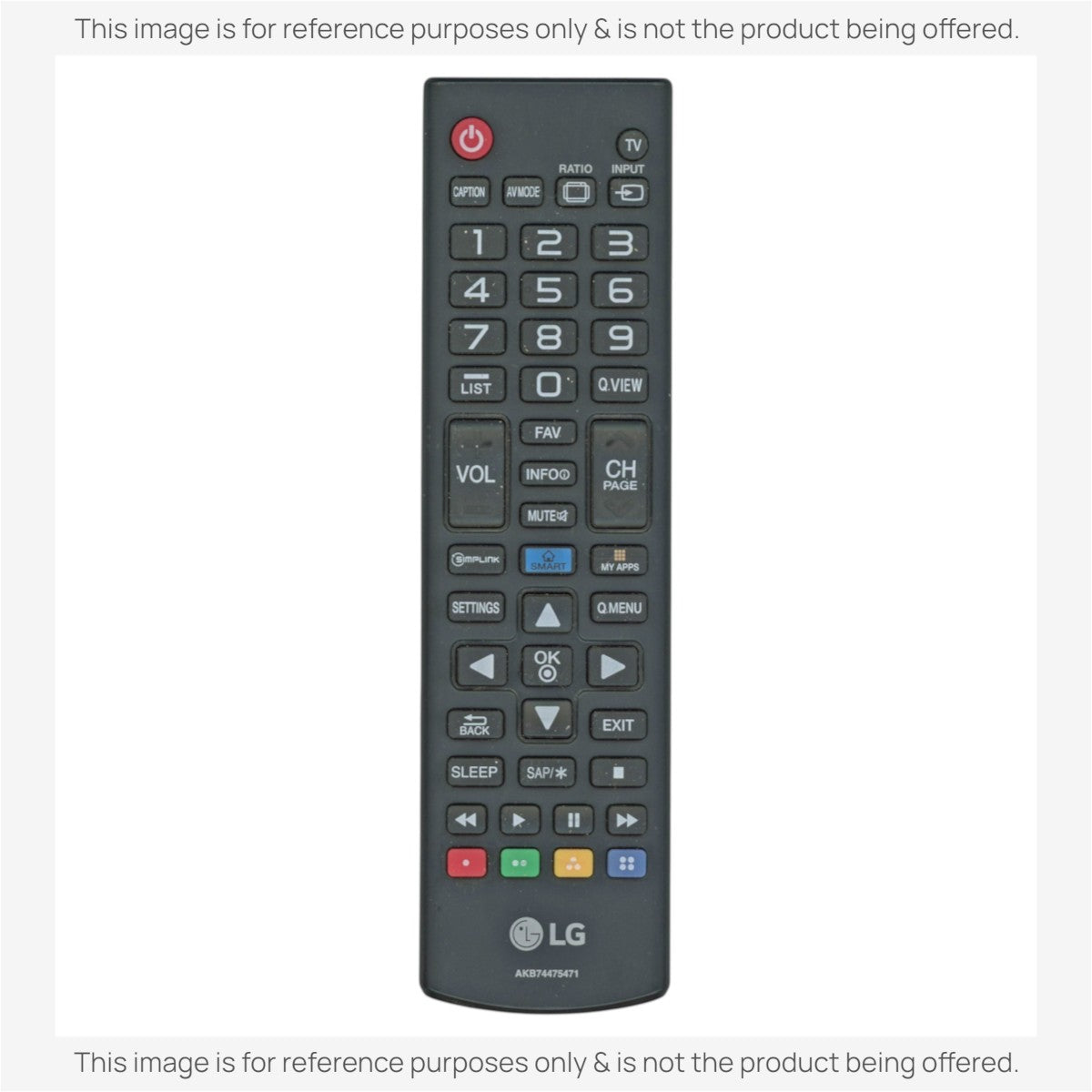 Anderic Substitute For LG AKB74475471 TV Remote Control [RR5501]