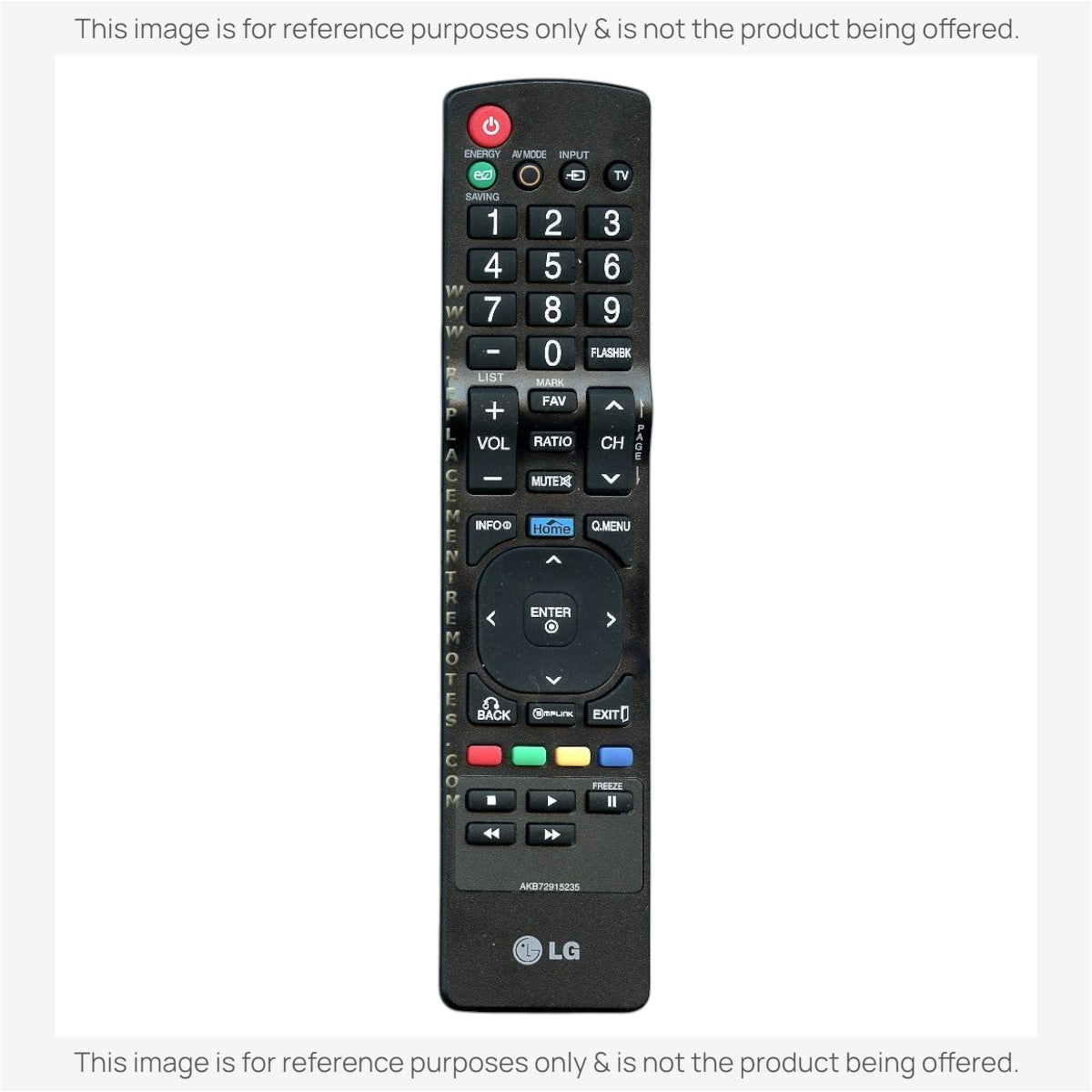 Anderic Substitute For LG AKB72915235 TV Remote Control [RR5501]