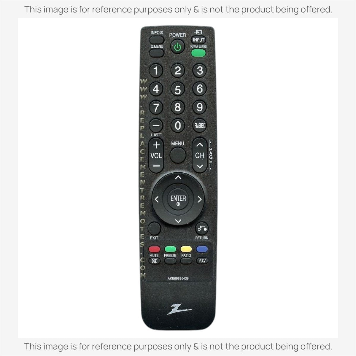 Anderic Substitute For LG AKB69680439 TV Remote Control [RR5501]