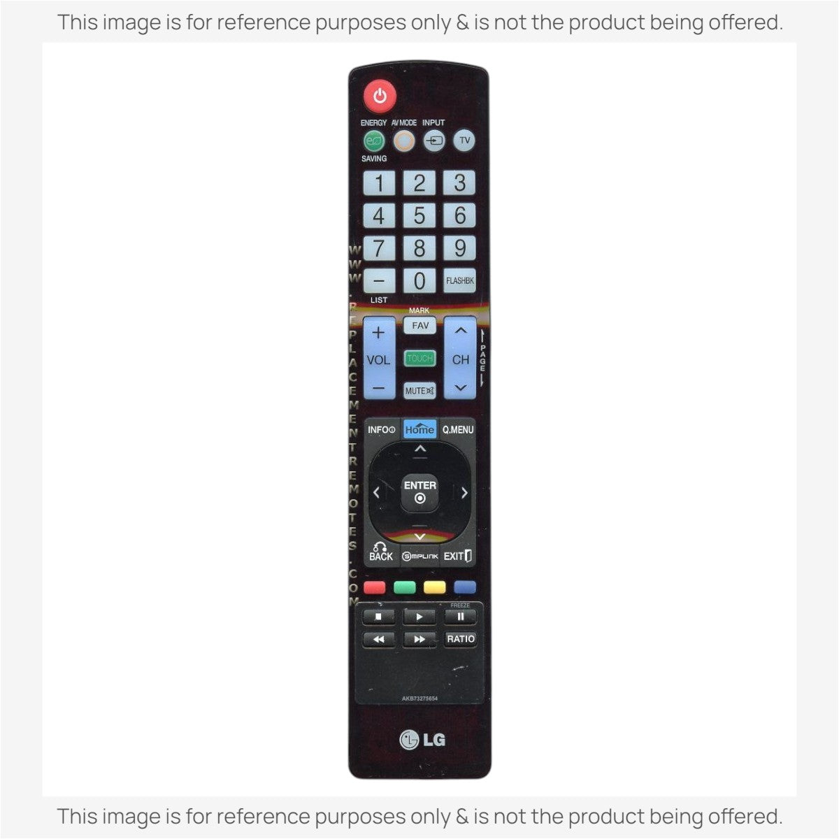 Anderic Substitute For LG AKB73275654 Standard TV Remote Control IR [RR5501]