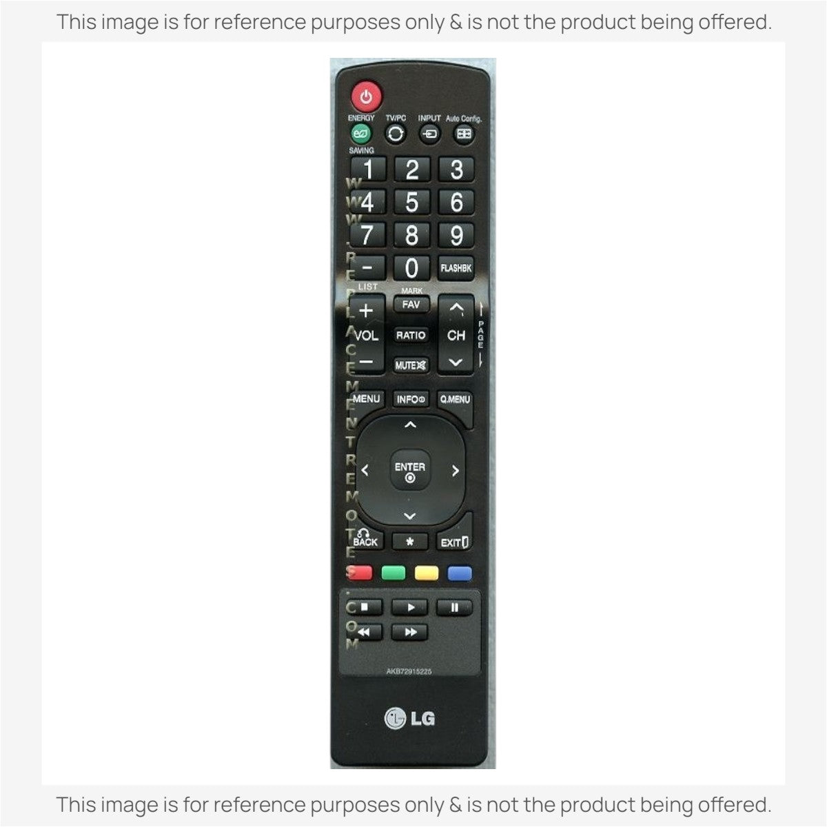 Anderic Substitute For LG AKB72915225 TV Remote Control [RR5501]