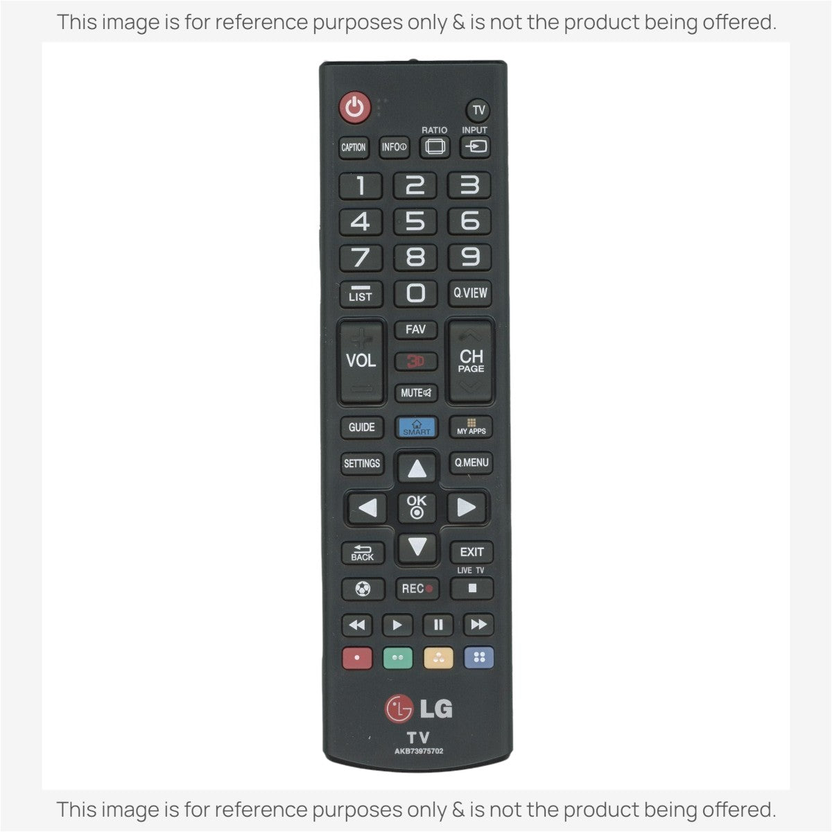 Anderic Substitute For LG AKB73975702 TV Remote Control [RR5501]