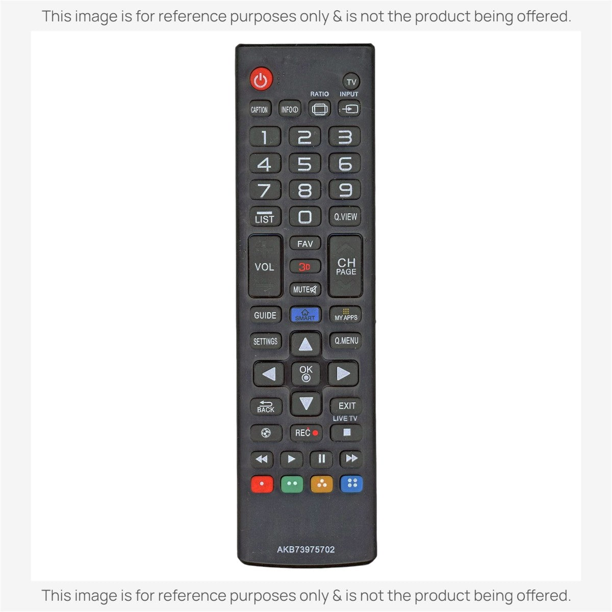 Anderic Substitute For AKB73975702 for LG TV Remote Control [RR5501]