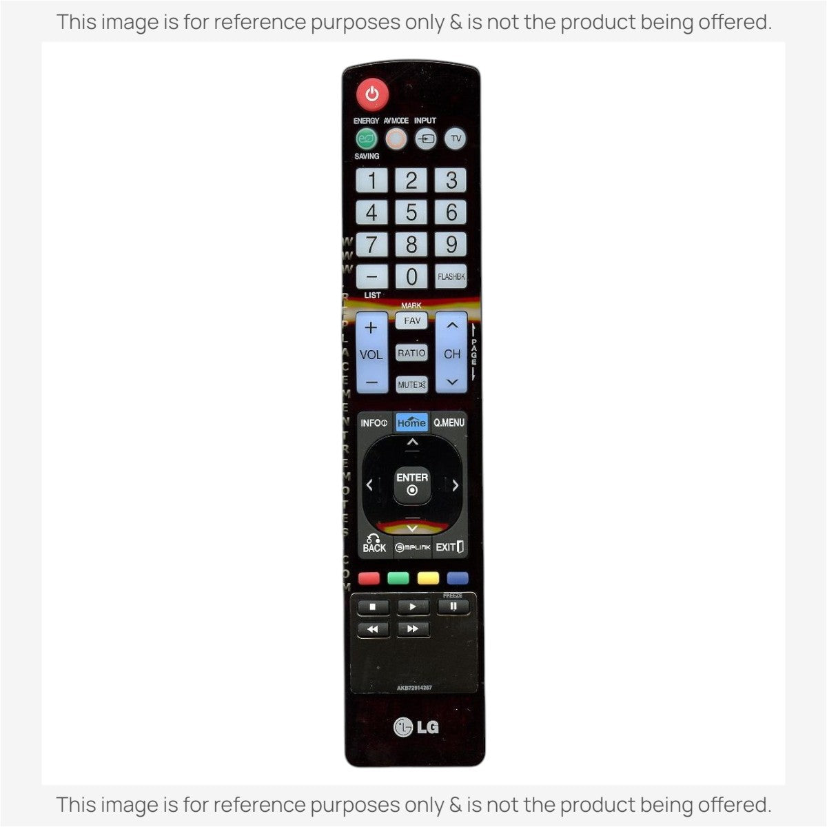 Anderic Substitute For LG AKB72914287 TV Remote Control [RR5501]