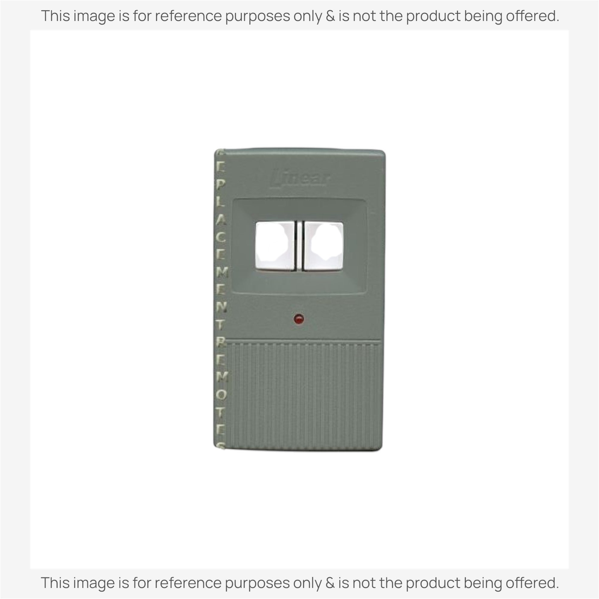 Anderic Substitute for MegaCode MCT2 Visor Size 318mhz Garage Door Opener Remote Control [375UT-2button]