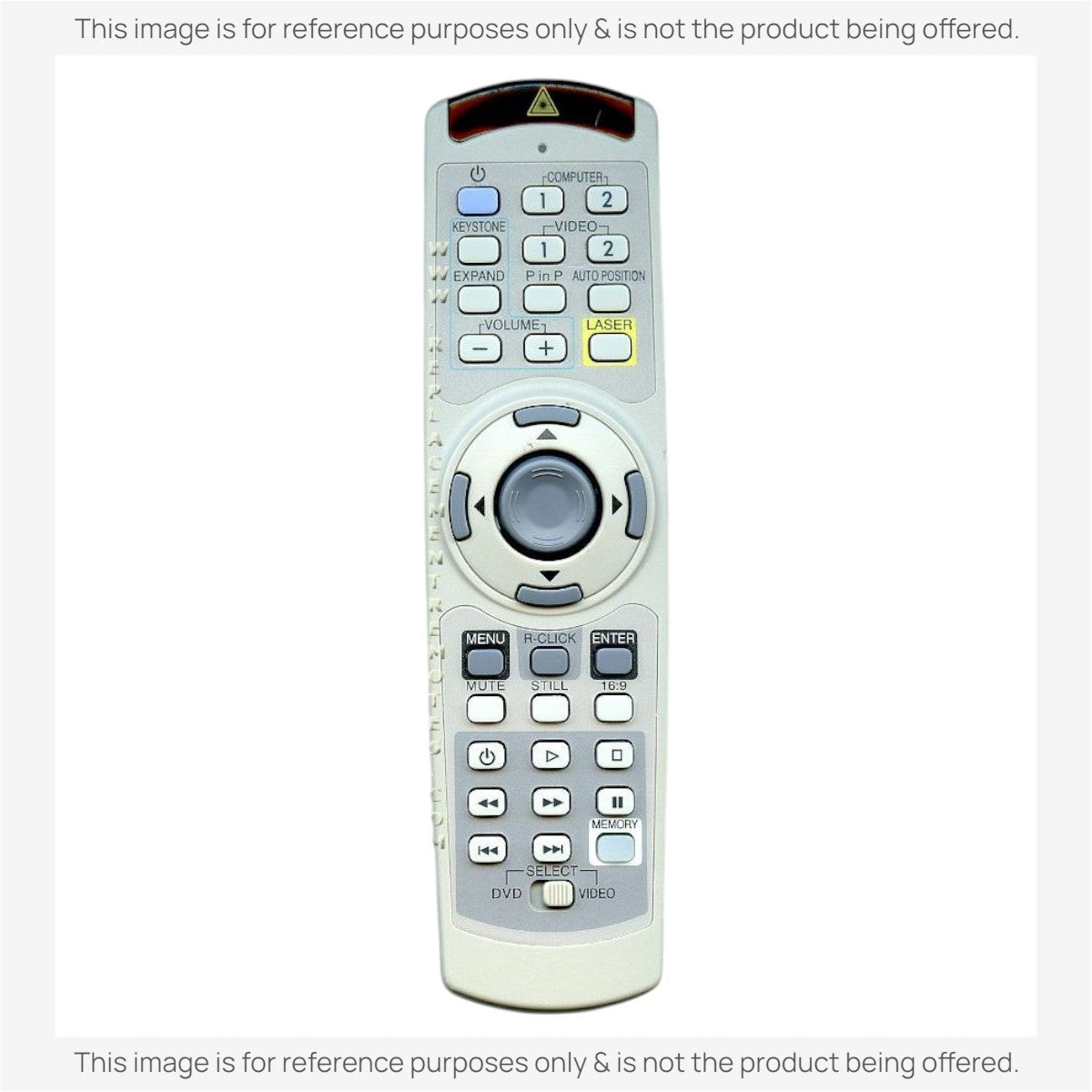 Anderic Substitute for Mitsubishi LVPXL25UREM Projector Remote Control [RR3720]