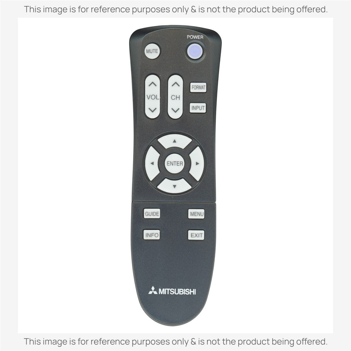 Anderic Substitute for Mitsubishi 290P137030 TV Remote Control [RRU401-2657]