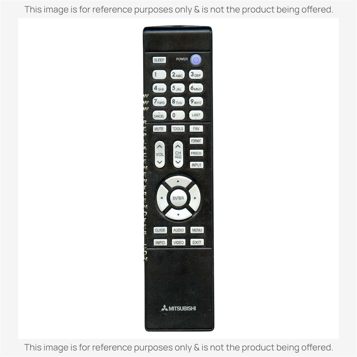Anderic Substitute for Mitsubishi 290P187010 TV Remote Control [RRU401-2657]