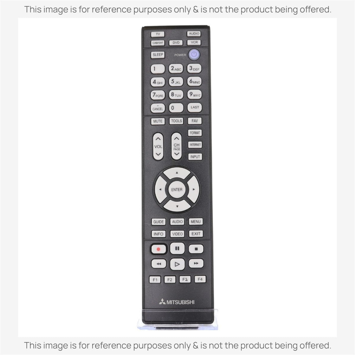 Anderic Substitute for Mitsubishi 290P187020 TV Remote Control [RRU401-2657]