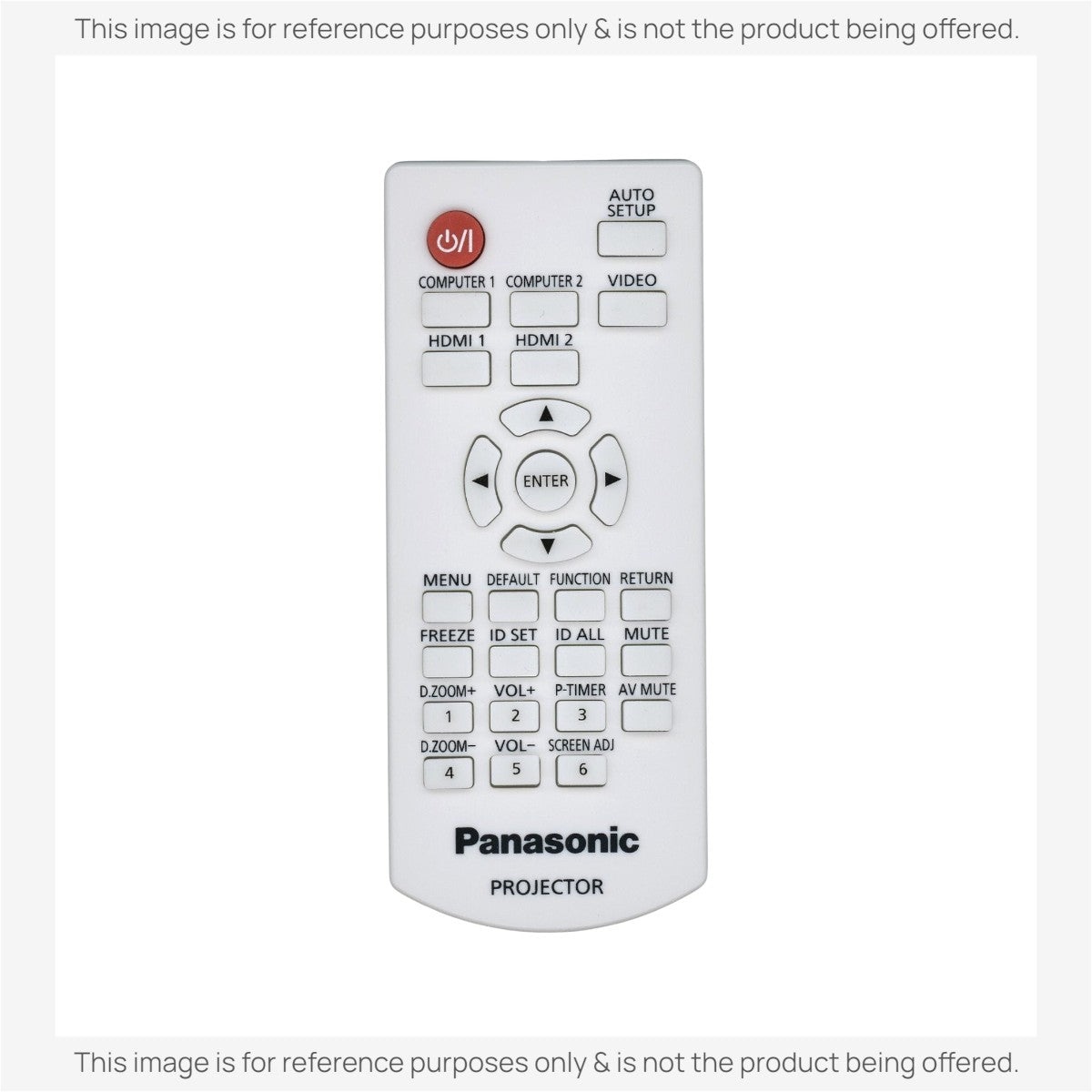 Anderic Substitute for Panasonic N2QAYA000088 Projector Remote Control [RR3720]