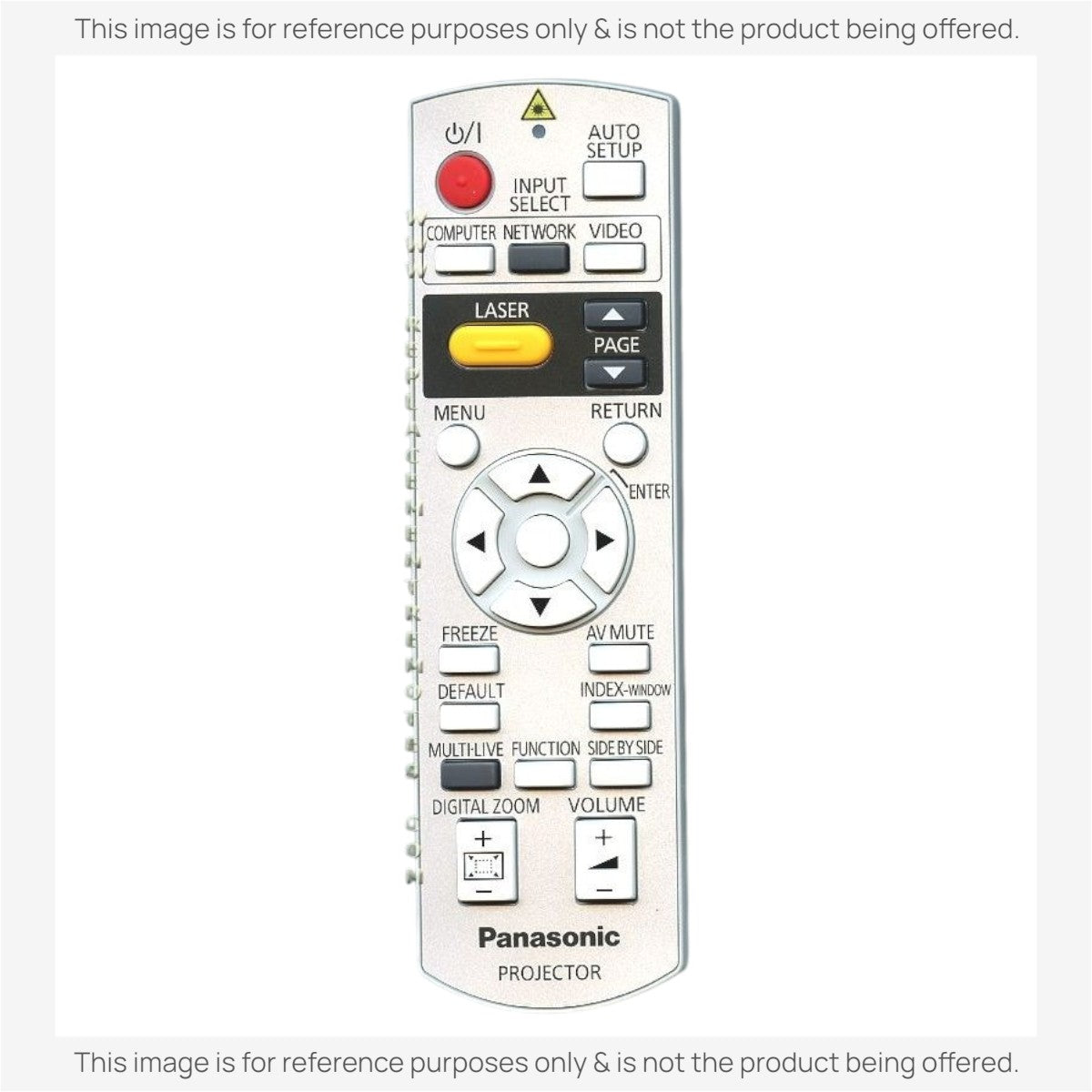 Anderic Substitute for Panasonic N2QAYB000367 Projector Remote Control [RR3720]